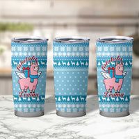 Pink Llama Christmas Tumbler Cup Xmas Holiday Patterns - Wonder Print Shop