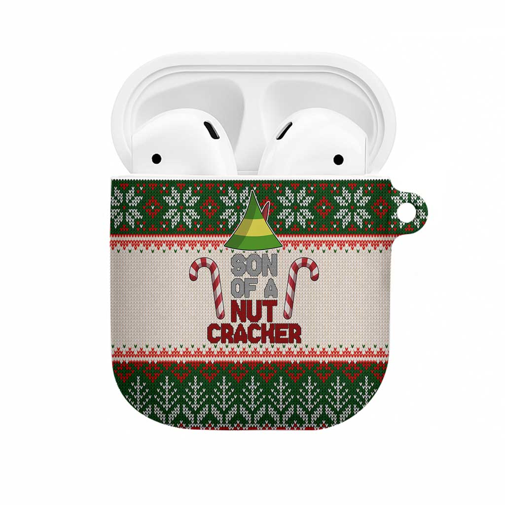 Son Of A Nut Cracker Christmas AirPods Case Xmas Holiday Patterns - Wonder Print Shop
