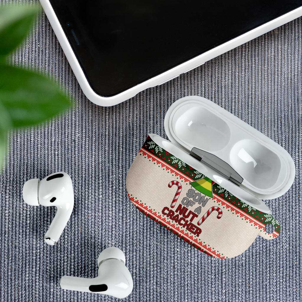 Son Of A Nut Cracker Christmas AirPods Case Xmas Holiday Patterns - Wonder Print Shop