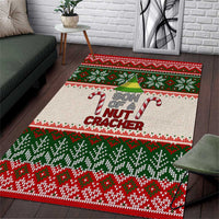 Son Of A Nut Cracker Christmas Area Rug Xmas Holiday Patterns - Wonder Print Shop