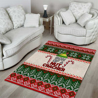 Son Of A Nut Cracker Christmas Area Rug Xmas Holiday Patterns - Wonder Print Shop