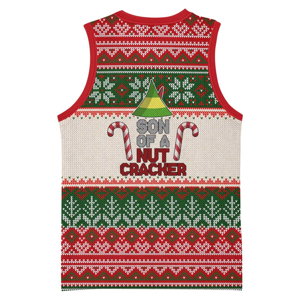 Son Of A Nut Cracker Christmas Basketball Jersey Xmas Holiday Patterns - Wonder Print Shop