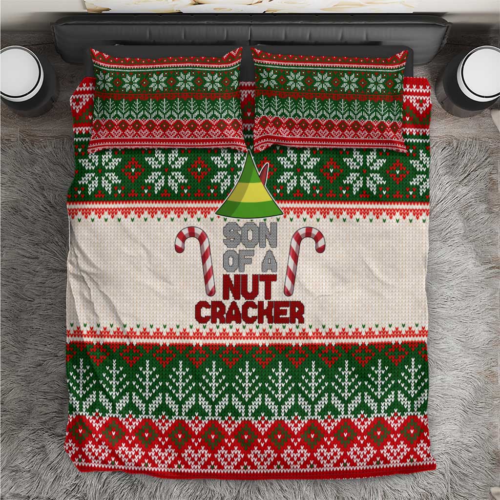 Son Of A Nut Cracker Christmas Bedding Set Xmas Holiday Patterns - Wonder Print Shop