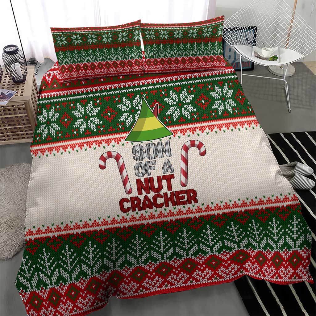 Son Of A Nut Cracker Christmas Bedding Set Xmas Holiday Patterns - Wonder Print Shop