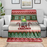 Son Of A Nut Cracker Christmas Blanket Xmas Holiday Patterns - Wonder Print Shop