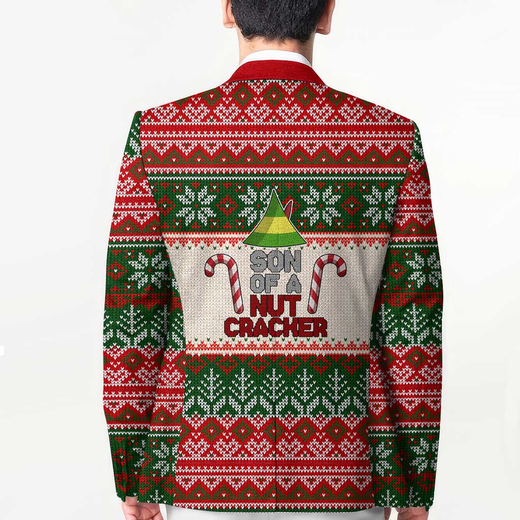 Son Of A Nut Cracker Christmas Blazer Xmas Holiday Patterns - Wonder Print Shop