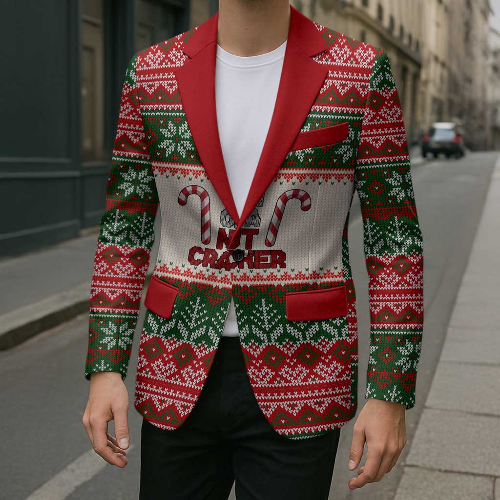 Son Of A Nut Cracker Christmas Blazer Xmas Holiday Patterns - Wonder Print Shop