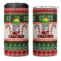 Son Of A Nut Cracker Christmas 4 in 1 Can Cooler Tumbler Xmas Holiday Patterns - Wonder Print Shop
