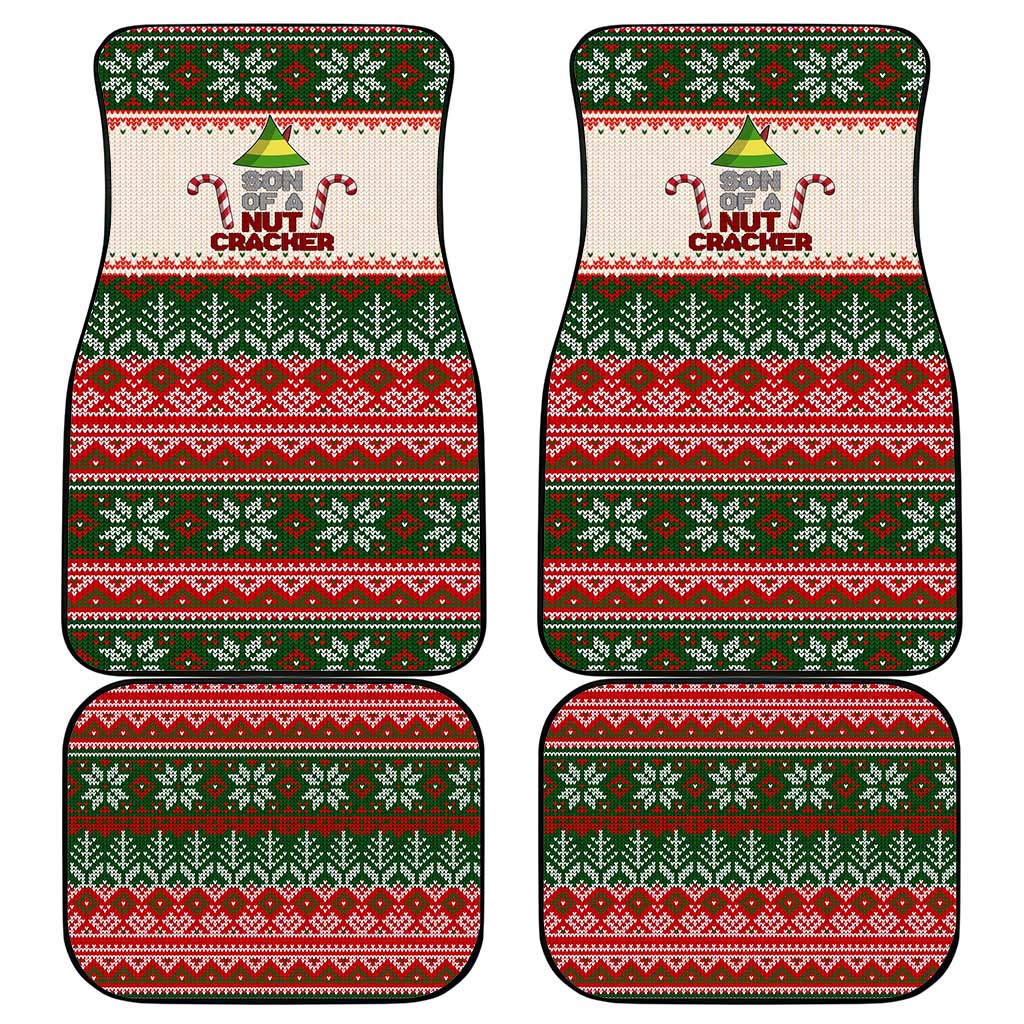 Son Of A Nut Cracker Christmas Car Mats Xmas Holiday Patterns - Wonder Print Shop