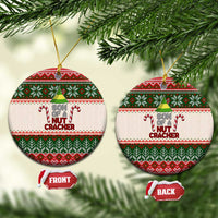 Son Of A Nut Cracker Christmas Ceramic Ornament Xmas Holiday Patterns - Wonder Print Shop