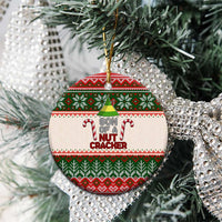 Son Of A Nut Cracker Christmas Ceramic Ornament Xmas Holiday Patterns - Wonder Print Shop
