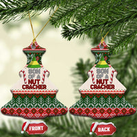 Son Of A Nut Cracker Christmas Ceramic Ornament Xmas Holiday Patterns - Wonder Print Shop
