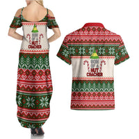 Son Of A Nut Cracker Christmas Couples Matching Summer Maxi Dress and Hawaiian Shirt Xmas Holiday Patterns - Wonder Print Shop