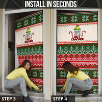 Son Of A Nut Cracker Christmas Door Cover Xmas Holiday Patterns - Wonder Print Shop
