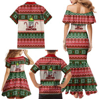 Son Of A Nut Cracker Christmas Family Matching Mermaid Dress and Hawaiian Shirt Xmas Holiday Patterns - Wonder Print Shop