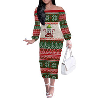 Son Of A Nut Cracker Christmas Family Matching Off The Shoulder Long Sleeve Dress and Hawaiian Shirt Xmas Holiday Patterns - Wonder Print Shop