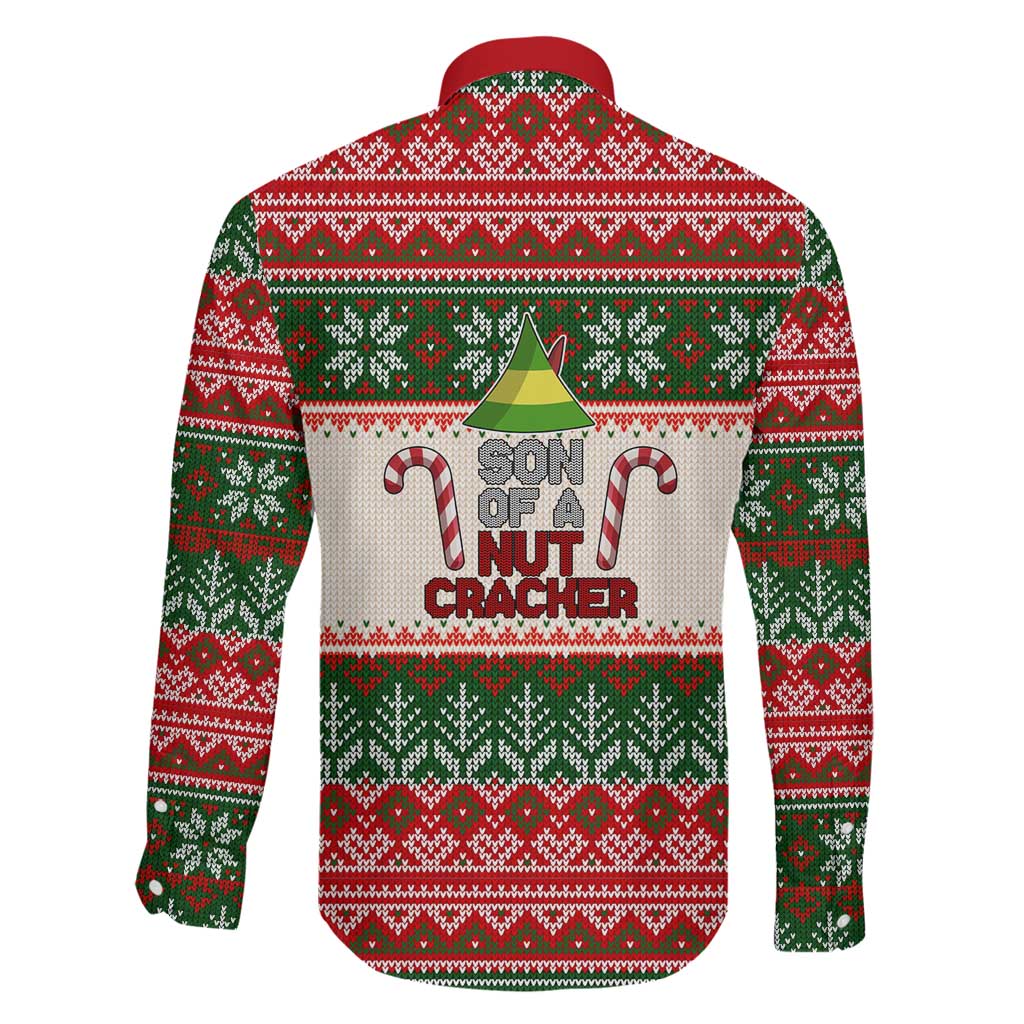 Son Of A Nut Cracker Christmas Family Matching Short Sleeve Bodycon Dress and Hawaiian Shirt Xmas Holiday Patterns - Wonder Print Shop
