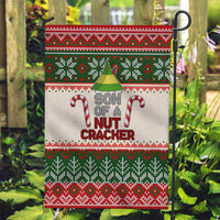 Son Of A Nut Cracker Christmas Garden Flag Xmas Holiday Patterns - Wonder Print Shop