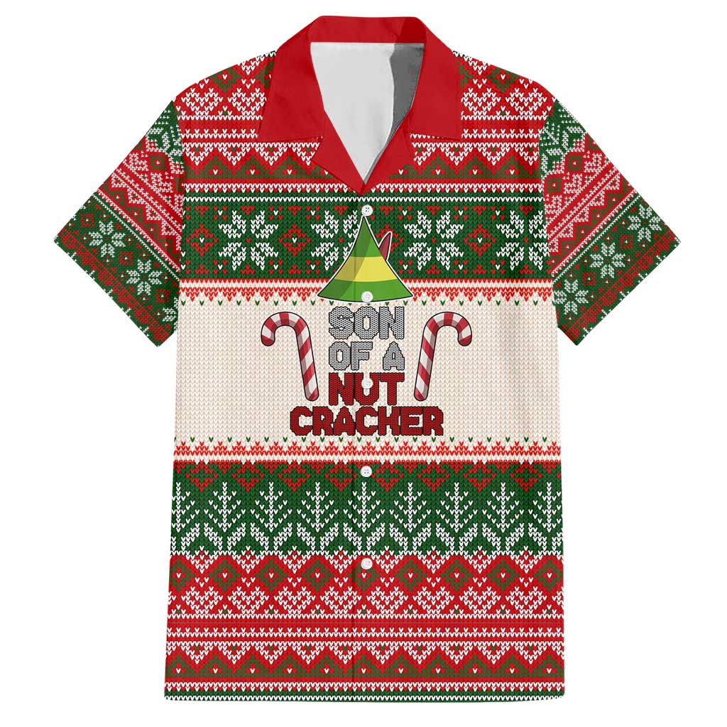 Son Of A Nut Cracker Christmas Hawaiian Shirt Xmas Holiday Patterns - Wonder Print Shop
