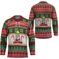 Son Of A Nut Cracker Christmas Hockey Jersey Xmas Holiday Patterns - Wonder Print Shop
