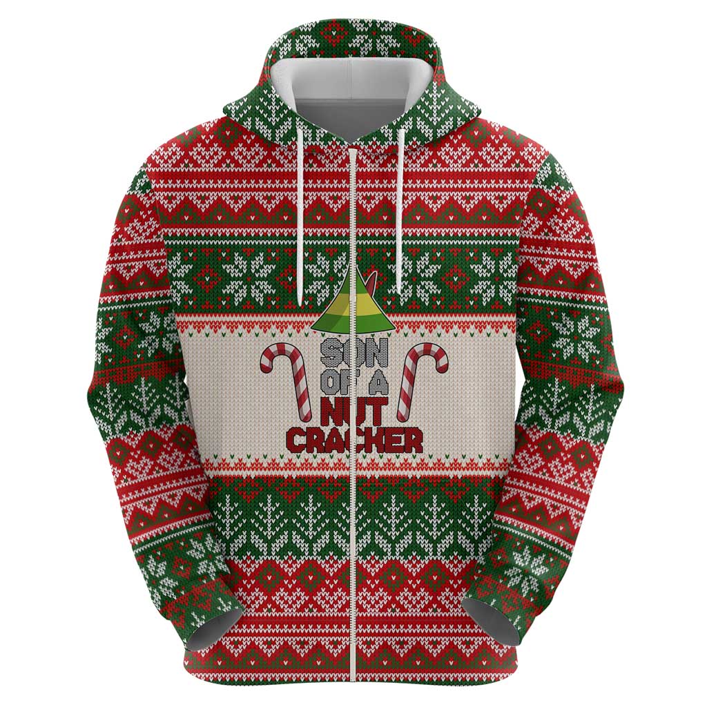 Son Of A Nut Cracker Christmas Hoodie Xmas Holiday Patterns - Wonder Print Shop