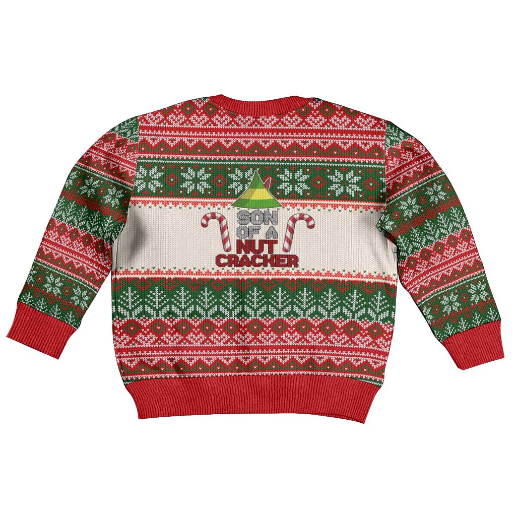 Son Of A Nut Cracker Christmas Kid Ugly Christmas Sweater Xmas Holiday Patterns - Wonder Print Shop