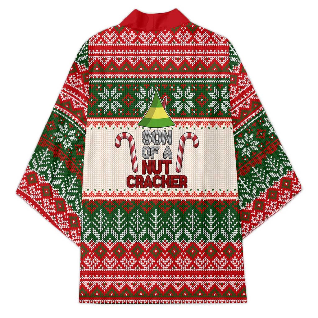 Son Of A Nut Cracker Christmas Kimono Xmas Holiday Patterns - Wonder Print Shop