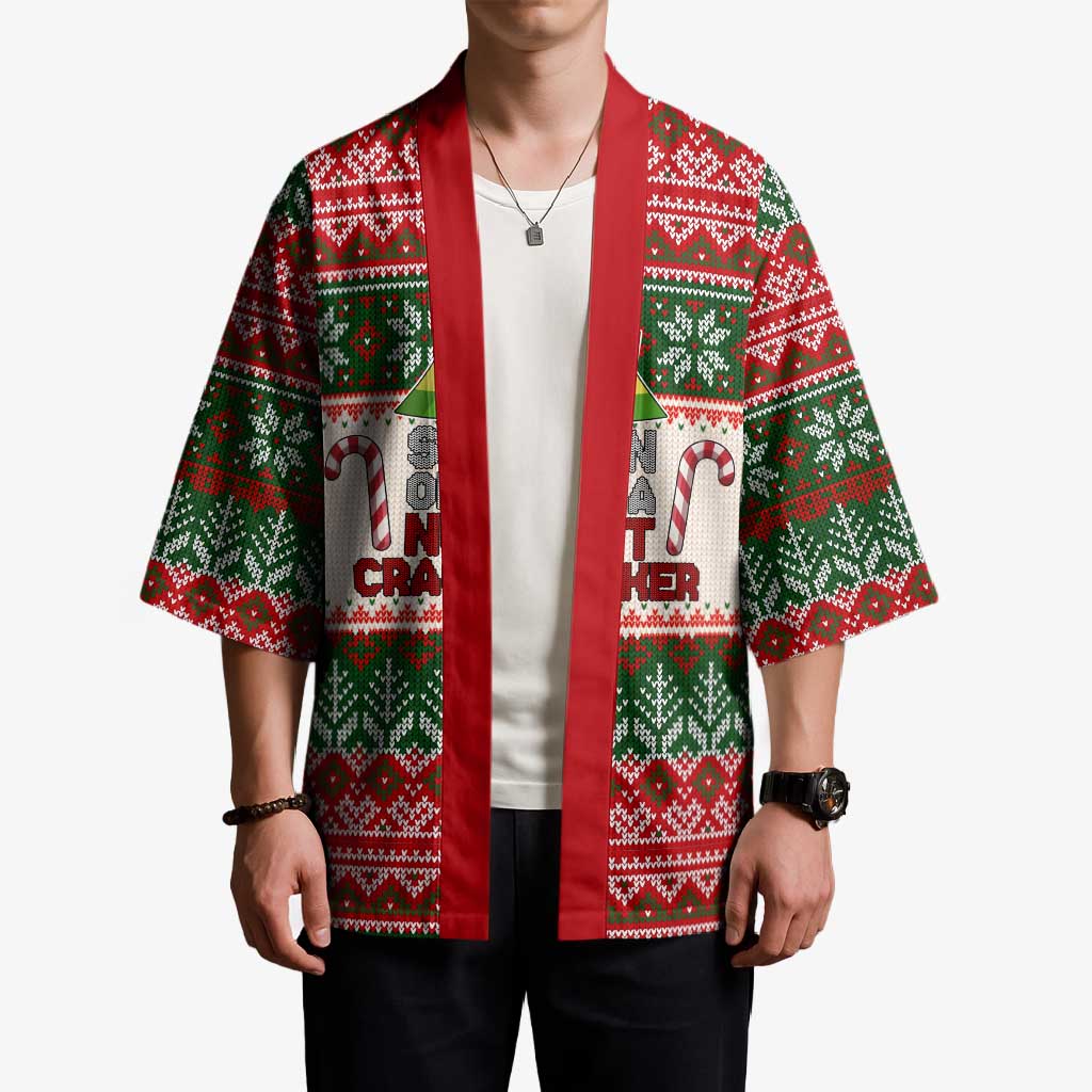 Son Of A Nut Cracker Christmas Kimono Xmas Holiday Patterns - Wonder Print Shop