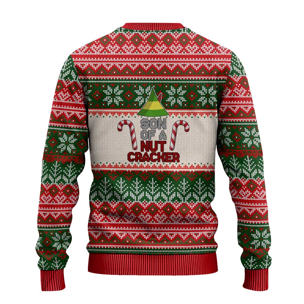 Son Of A Nut Cracker Christmas Ugly Christmas Sweater Xmas Holiday Patterns - Wonder Print Shop