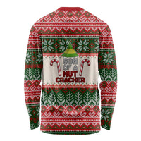 Son Of A Nut Cracker Christmas Long Sleeve Shirt Xmas Holiday Patterns - Wonder Print Shop