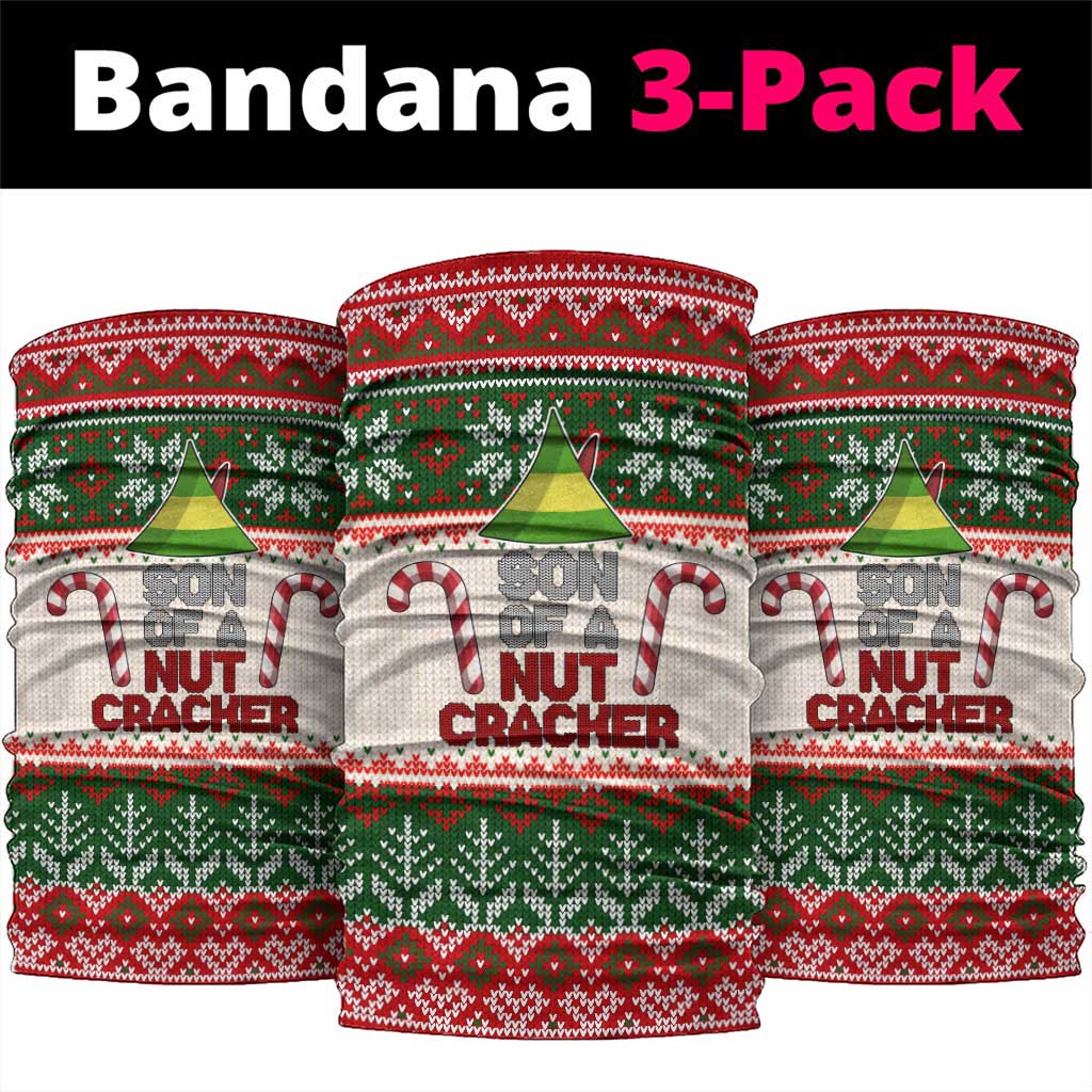 Son Of A Nut Cracker Christmas Neck Gaiter Xmas Holiday Patterns - Wonder Print Shop