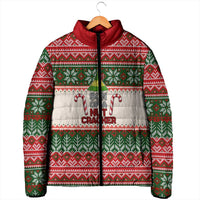 Son Of A Nut Cracker Christmas Padded Jacket Xmas Holiday Patterns - Wonder Print Shop