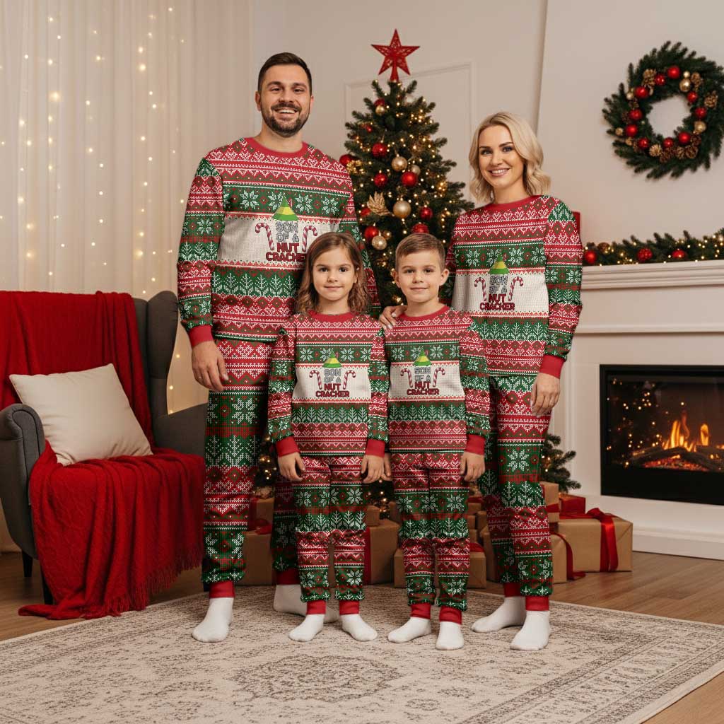 Son Of A Nut Cracker Christmas Pajama Set Xmas Holiday Patterns - Wonder Print Shop