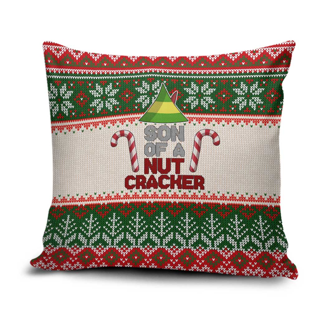 Son Of A Nut Cracker Christmas Pillow Cover Xmas Holiday Patterns - Wonder Print Shop