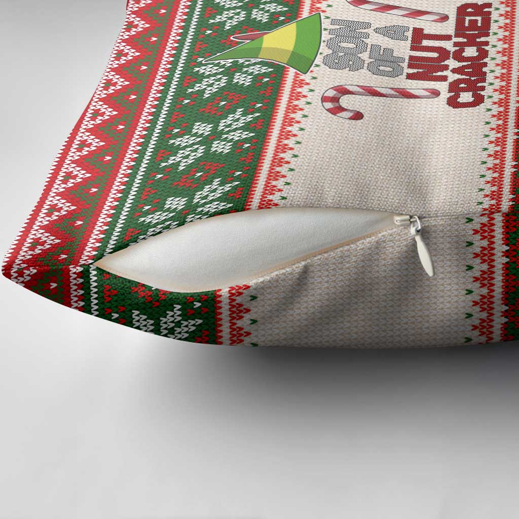 Son Of A Nut Cracker Christmas Pillow Cover Xmas Holiday Patterns - Wonder Print Shop