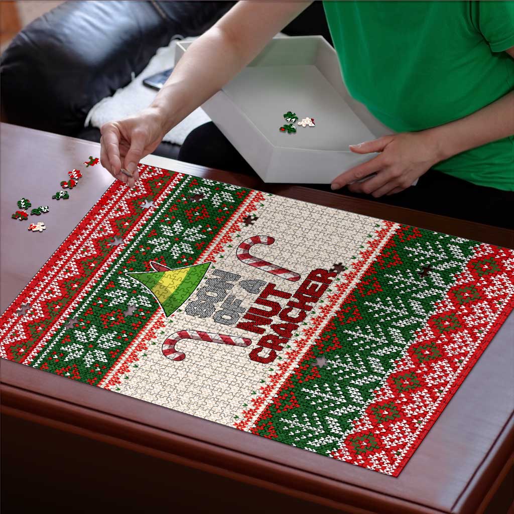 Son Of A Nut Cracker Christmas Puzzle Xmas Holiday Patterns - Wonder Print Shop