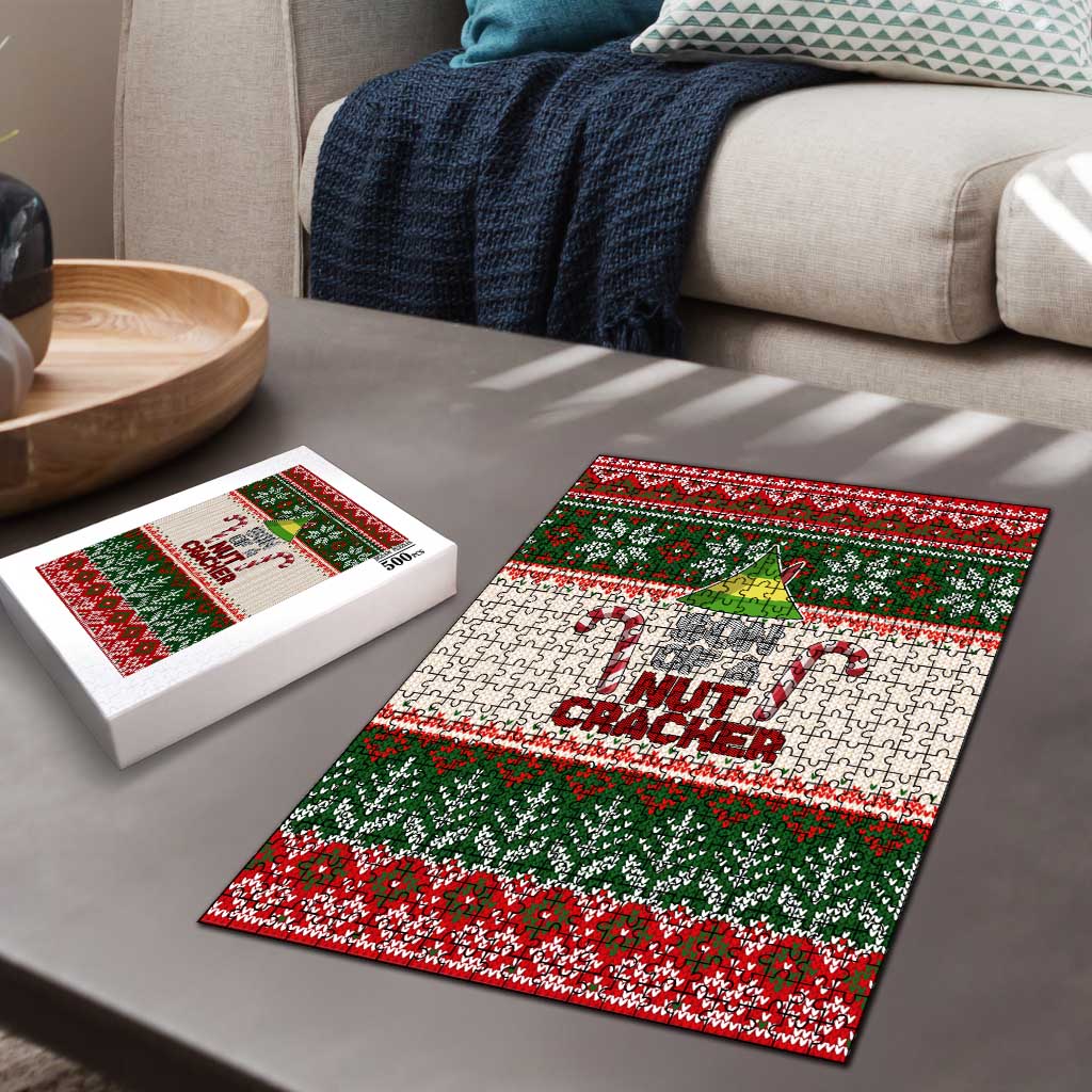 Son Of A Nut Cracker Christmas Puzzle Xmas Holiday Patterns - Wonder Print Shop