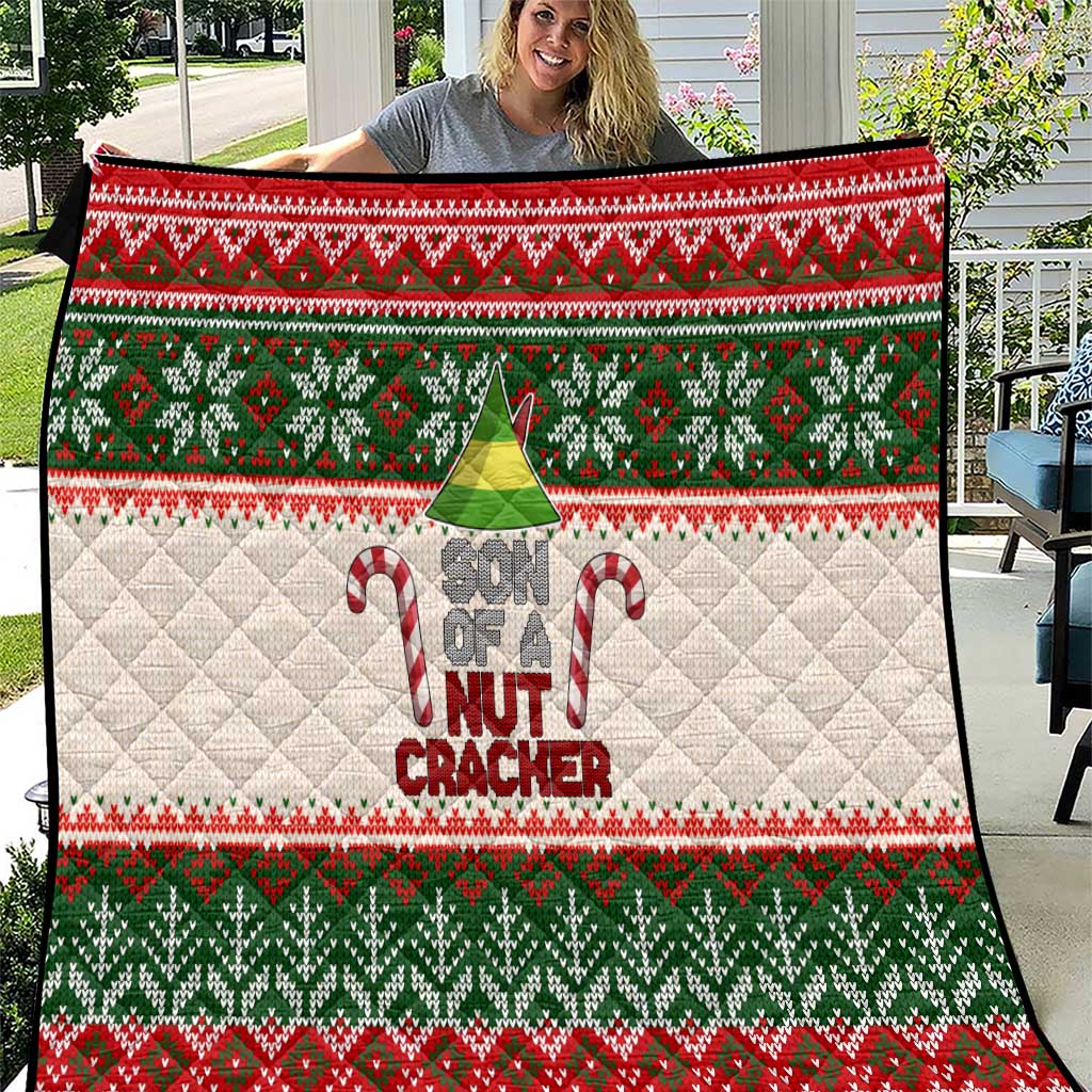 Son Of A Nut Cracker Christmas Quilt Xmas Holiday Patterns - Wonder Print Shop