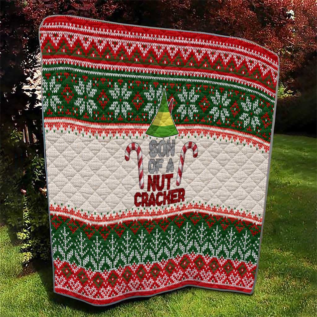 Son Of A Nut Cracker Christmas Quilt Xmas Holiday Patterns - Wonder Print Shop