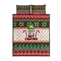 Son Of A Nut Cracker Christmas Quilt Bed Set Xmas Holiday Patterns - Wonder Print Shop