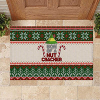 Son Of A Nut Cracker Christmas Rubber Doormat Xmas Holiday Patterns - Wonder Print Shop