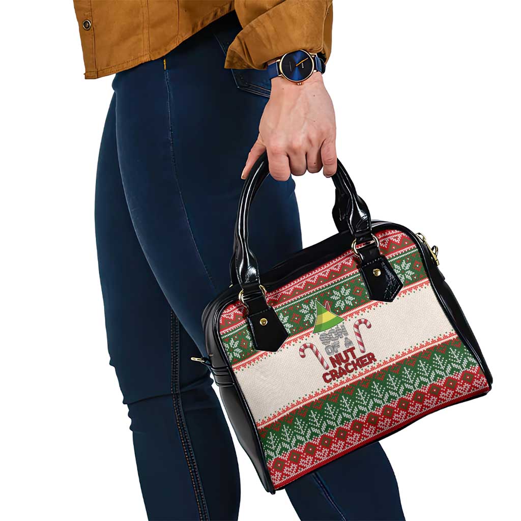Son Of A Nut Cracker Christmas Shoulder Handbag Xmas Holiday Patterns - Wonder Print Shop