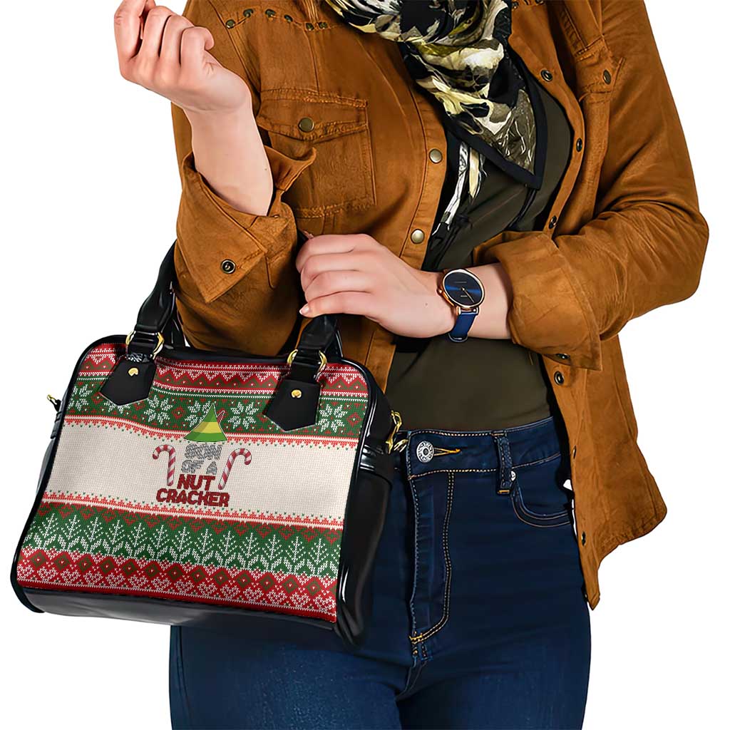 Son Of A Nut Cracker Christmas Shoulder Handbag Xmas Holiday Patterns - Wonder Print Shop