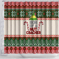 Son Of A Nut Cracker Christmas Shower Curtain Xmas Holiday Patterns - Wonder Print Shop