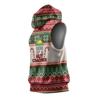 Son Of A Nut Cracker Christmas Sleeveless Hoodie Xmas Holiday Patterns - Wonder Print Shop