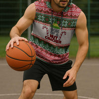 Son Of A Nut Cracker Christmas Sleeveless Hoodie Xmas Holiday Patterns - Wonder Print Shop