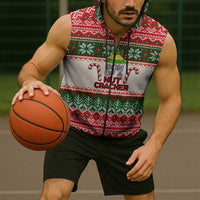 Son Of A Nut Cracker Christmas Sleeveless Zip Hoodie Xmas Holiday Patterns - Wonder Print Shop