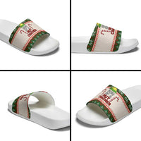 Son Of A Nut Cracker Christmas Slide Sandals Xmas Holiday Patterns - Wonder Print Shop