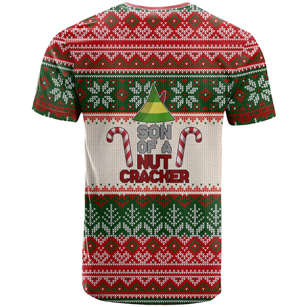 Son Of A Nut Cracker Christmas T Shirt Xmas Holiday Patterns - Wonder Print Shop