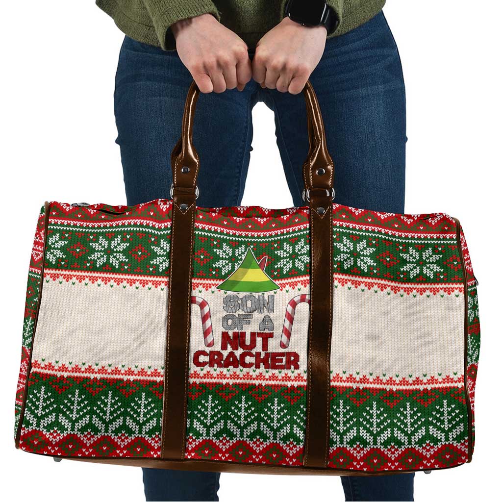 Son Of A Nut Cracker Christmas Travel Bag Xmas Holiday Patterns - Wonder Print Shop